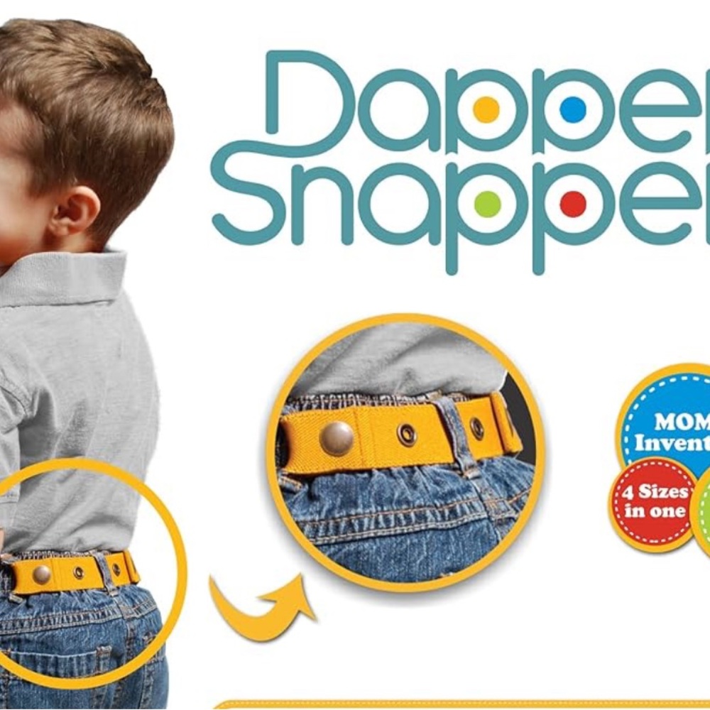 DAPPER SNAPPER - Camouflage Belt with Snapper Buttons